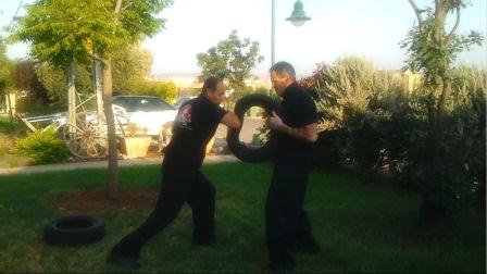 אמפי באימון צמיגים